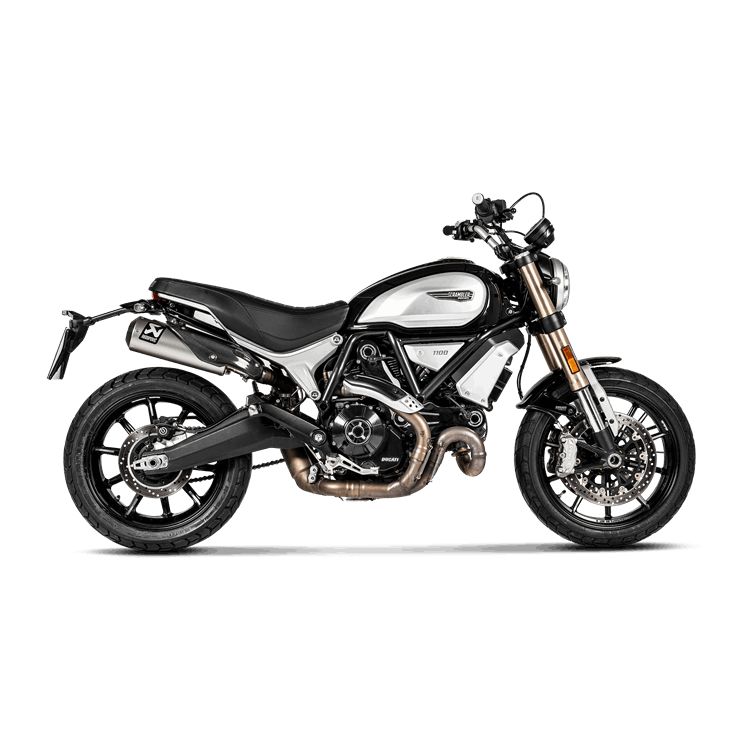 Akrapovic Slip-On Exhaust for Ducati Scrambler 1100