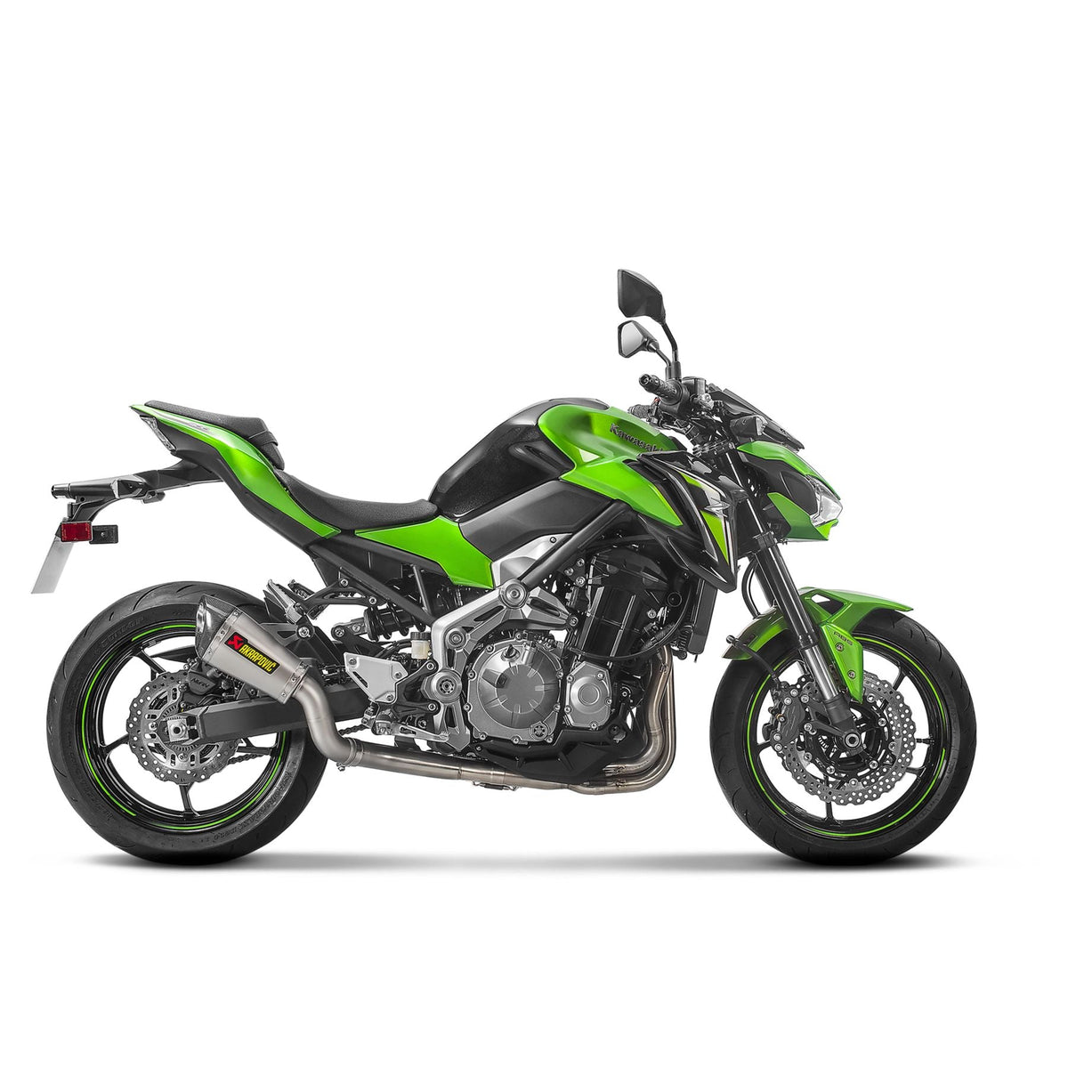 Akrapovic Titanium Slip-On Exhaust Kawasaki Z900 2017-2019