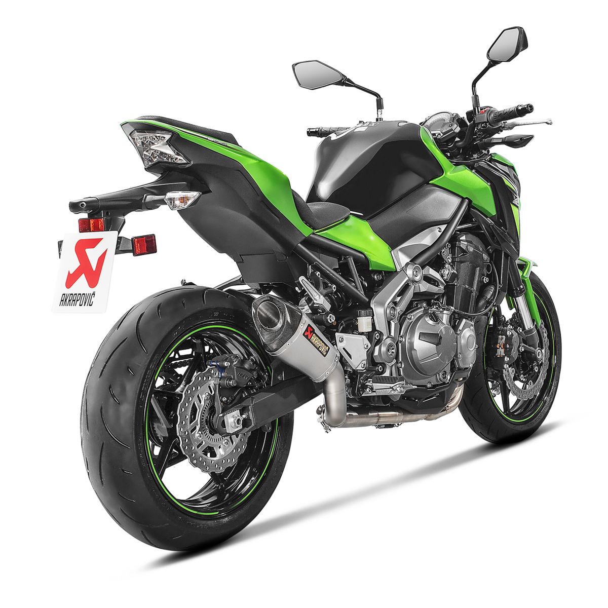 Akrapovic Titanium Slip-On Exhaust Kawasaki Z900 2017-2019