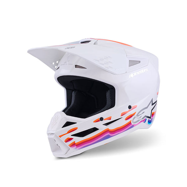 Alpinestars Sm3 Force Helmet White Glossy