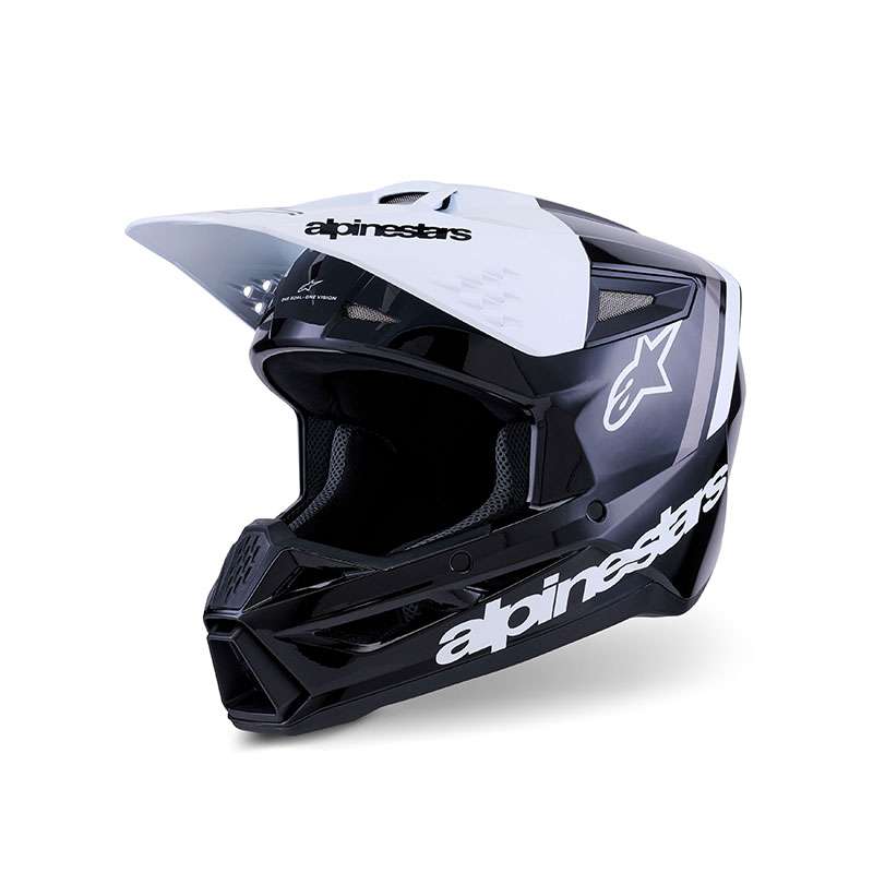 Alpinestars Sm3 Radium Helmet Black White Grey