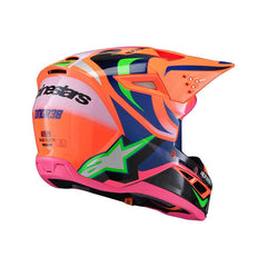 Alpinestars S-m3 Youth Deegan Helmet Orange Pink