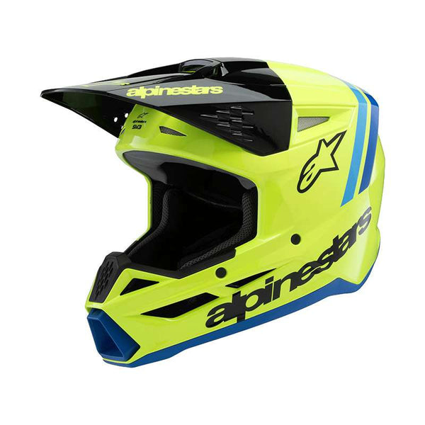 Alpinestars S-m3 Youth Radium Helmet Yellow
