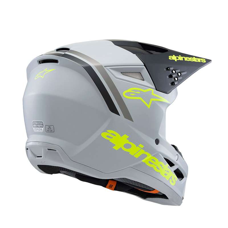 Alpinestars S-m3 Youth Radium Helmet Grey Black