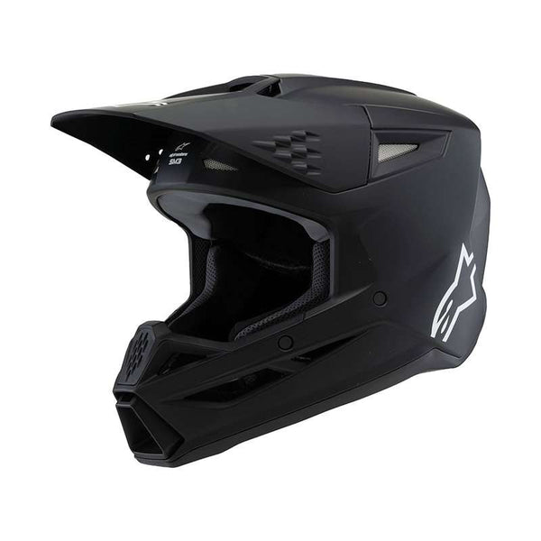 Alpinestars S-m3 Youth Solid Helmet Black Matt