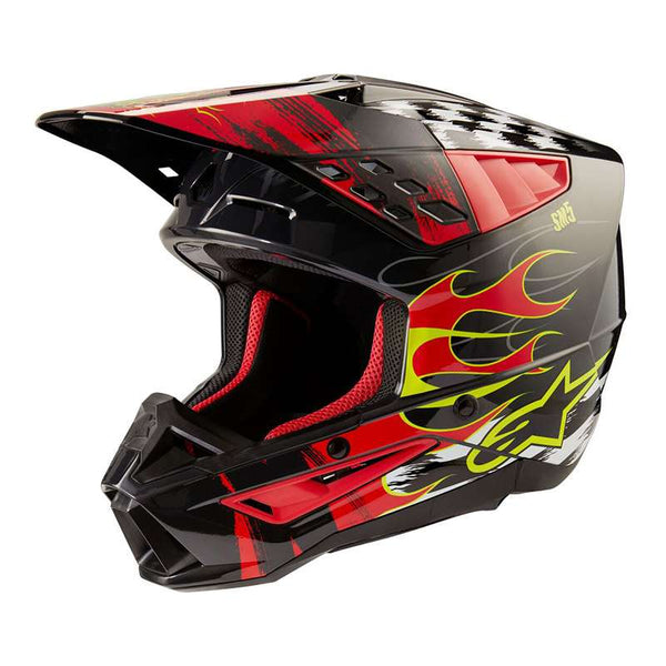 Alpinestars Sm5 2206 Rash Helmet Grey Red