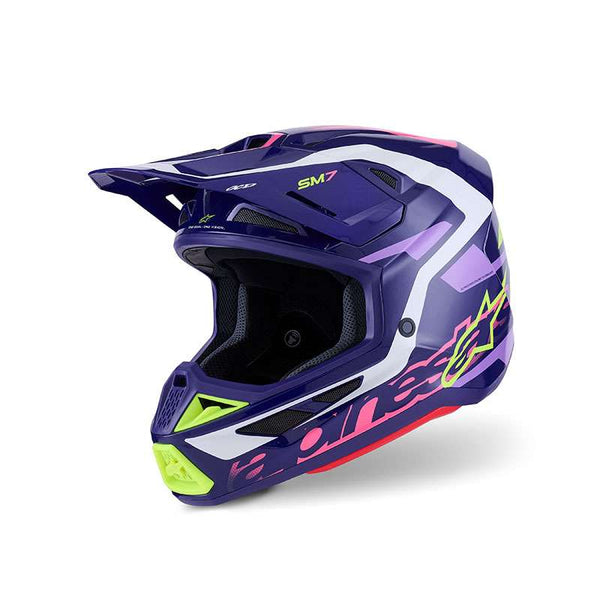Alpinestars Sm7 2206 Deed Helmet Purple Pink