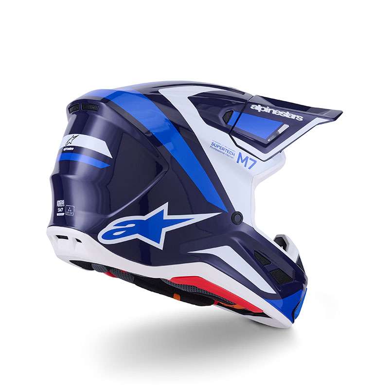 Alpinestars Sm7 Rise Helmet Blue White