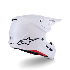 Alpinestars Sm7 2206 Solid Helmet White Glossy