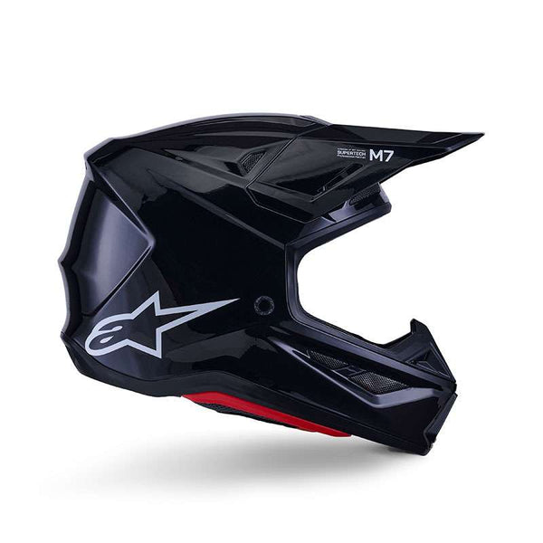 Alpinestars Sm7 2206 Solid Helmet Black Glossy