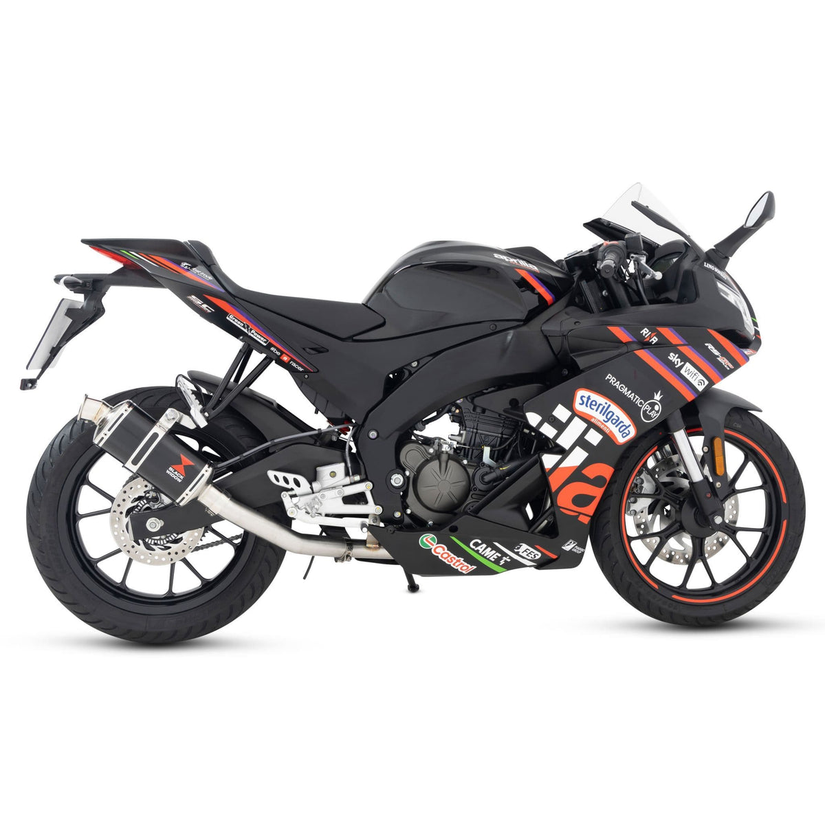 Aprilia RS 125 230mm oval silencer BN23V 2024-2026