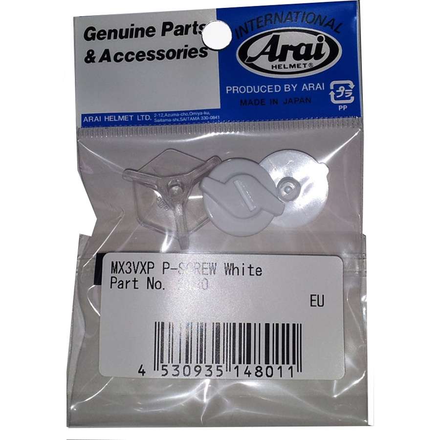 Arai Peak Screws Vx-3/vx-pro/penta White