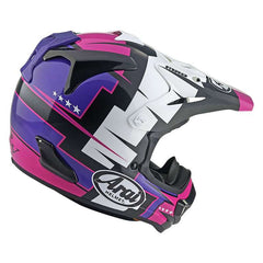 Arai Mx-v Evo Battle Helmet Purple