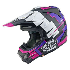 Arai Mx-v Evo Battle Helmet Purple