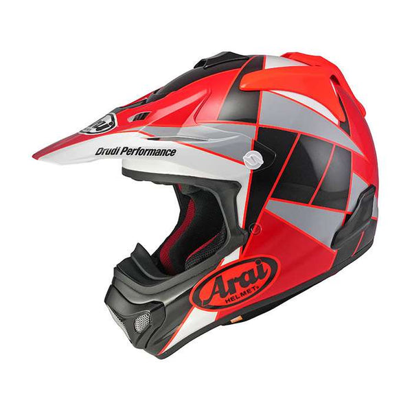 Arai Mx-v Evo Peak Helmet Red