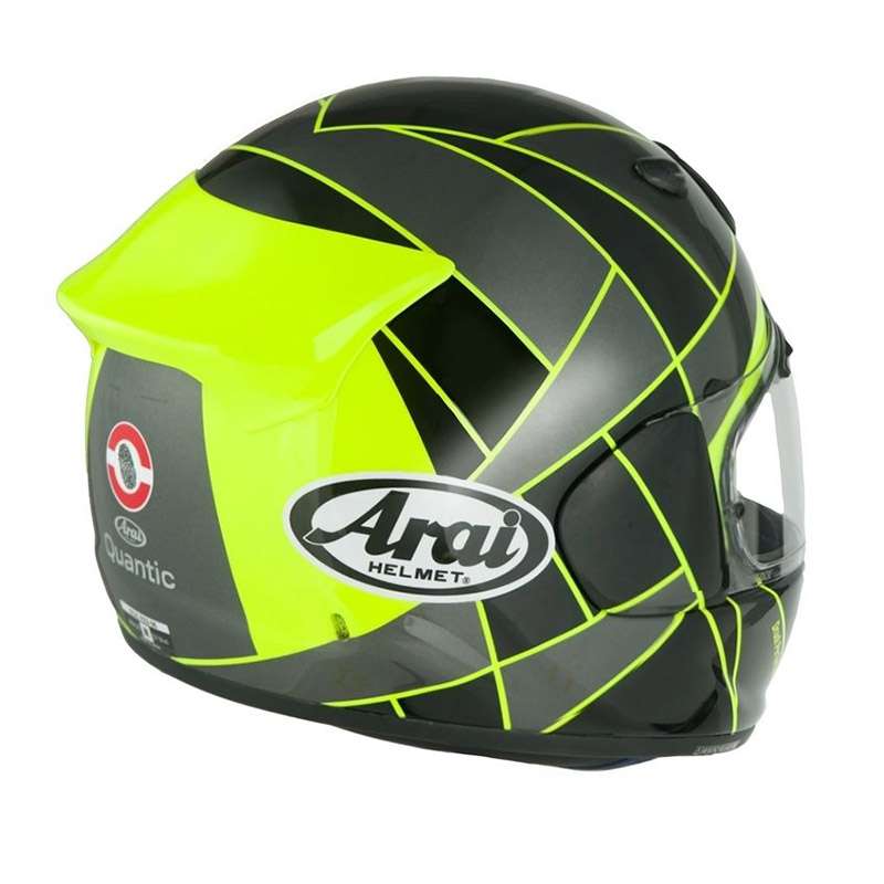 Arai Quantic Peak Helmet Yellow