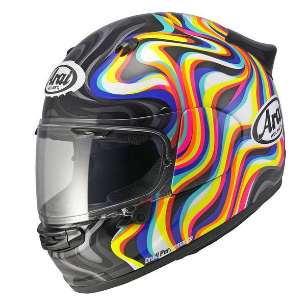 Arai Quantic Swirl Helmet White