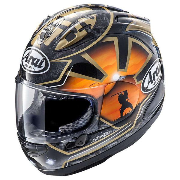 Arai Rx-7v Evo Pedrosa Gold Spirit Helmet