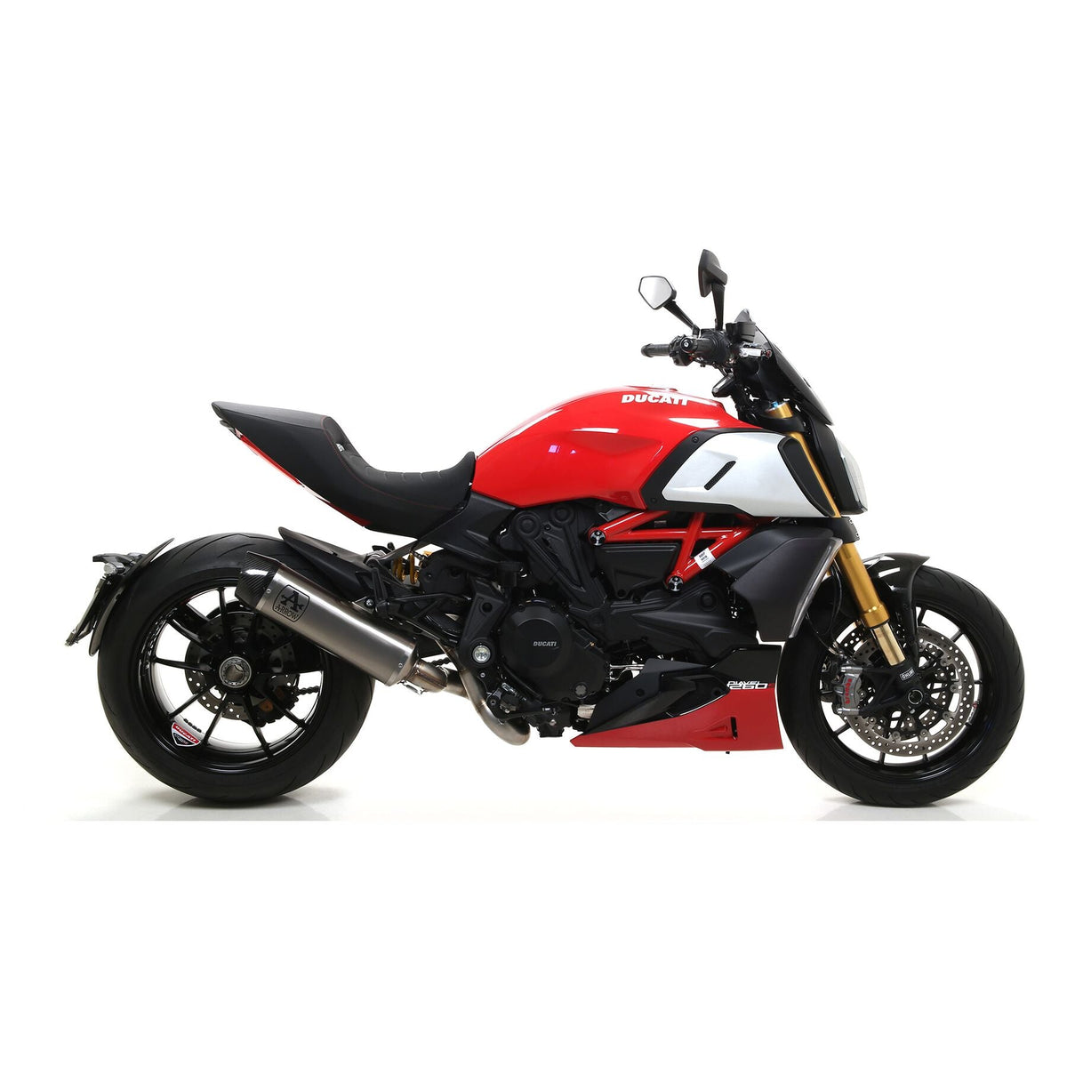 Arrow Indy Race Slip-On Exhaust for Ducati Diavel 1260 2019-20