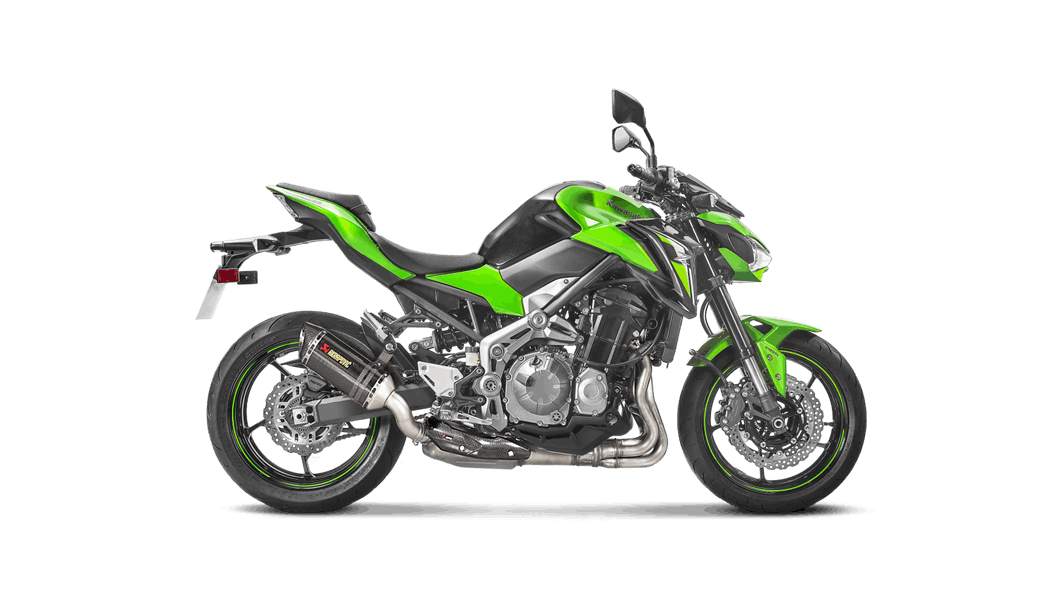 Akrapovic Carbon Slip-On Exhaust Kawasaki Z900 2017-2019