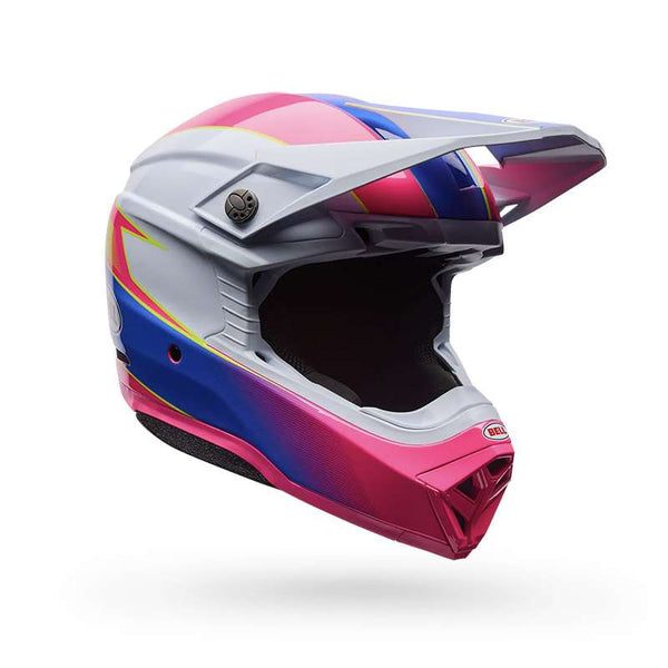 Bell Moto-10 Mips Falcon Helmet White Pink