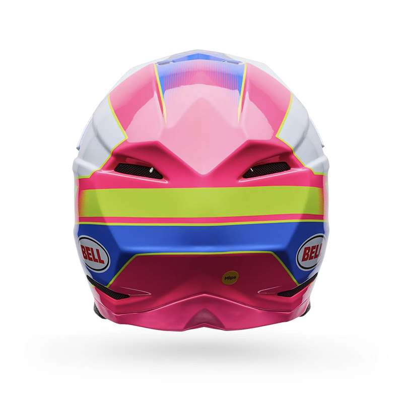 Bell Moto-10 Mips Falcon Helmet White Pink