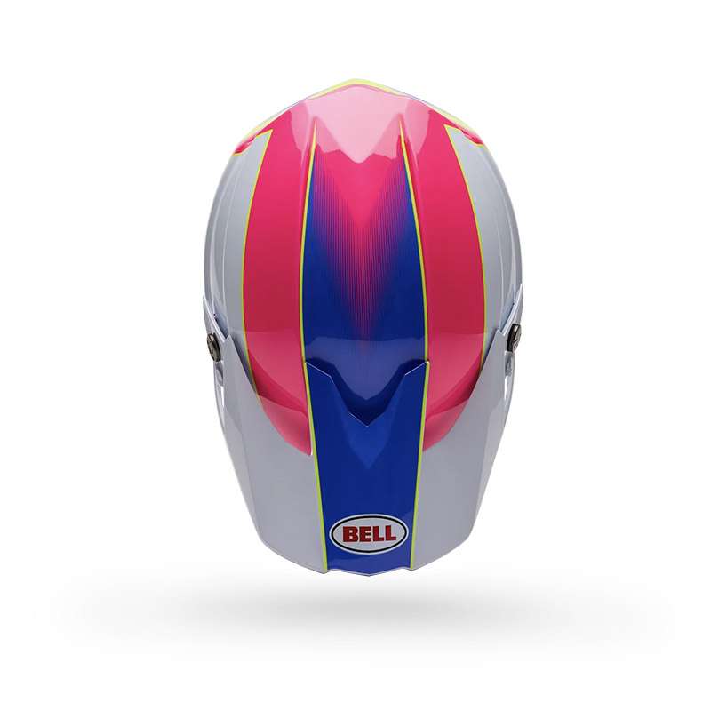 Bell Moto-10 Mips Falcon Helmet White Pink