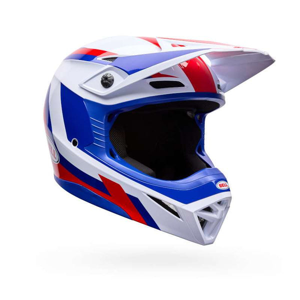 Bell Mx-10 Mips Youth Dyno Helmet Red White