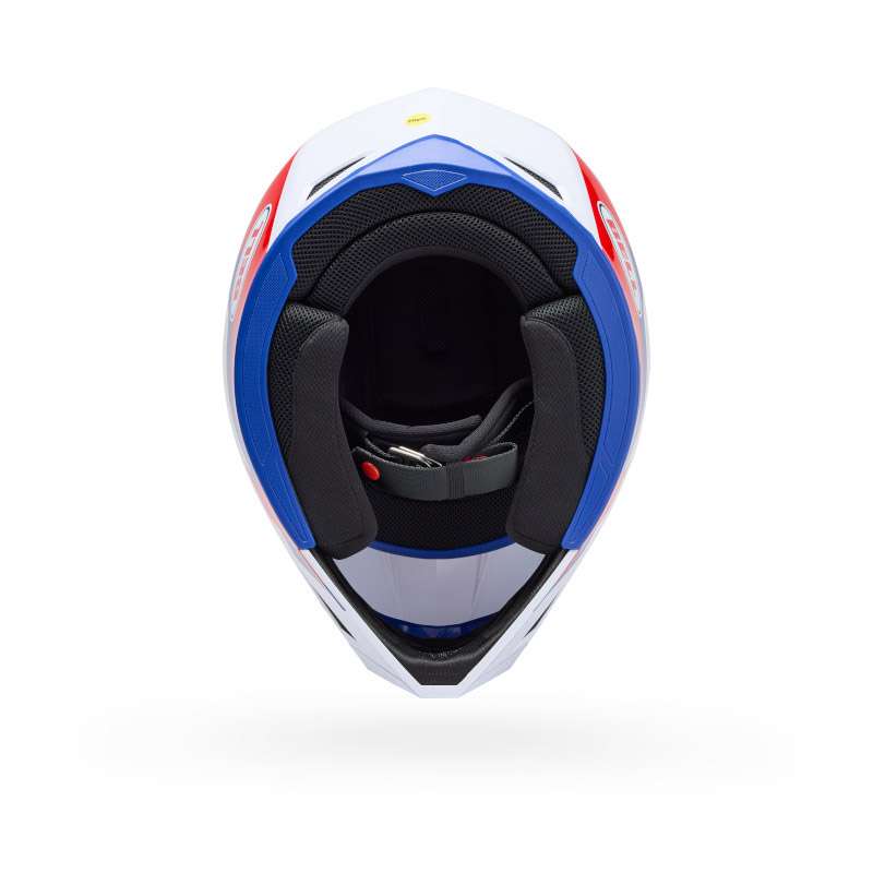 Bell Mx-10 Mips Youth Dyno Helmet Red White