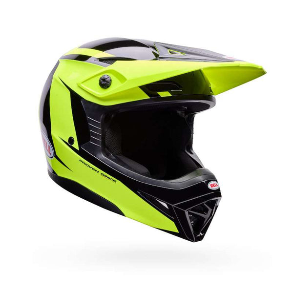 Bell Mx-10 Mips Youth Talon Helmet Yellow Black