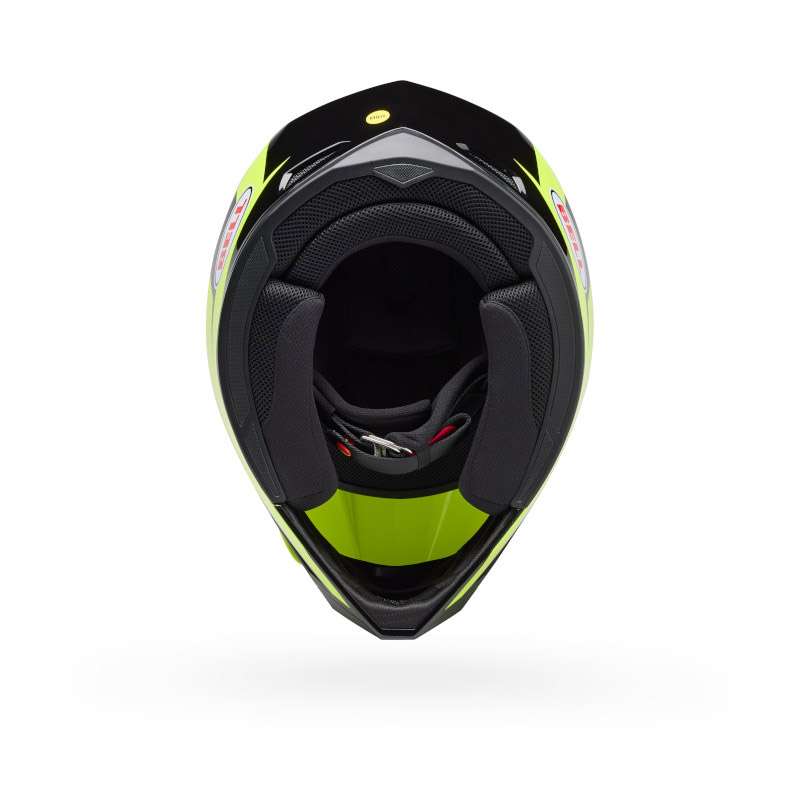 Bell Mx-10 Mips Youth Talon Helmet Yellow Black