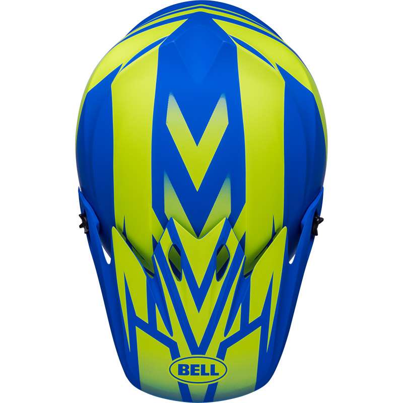Bell Mx 9 Mips Disrupt Helmet Classic Blue Yellow