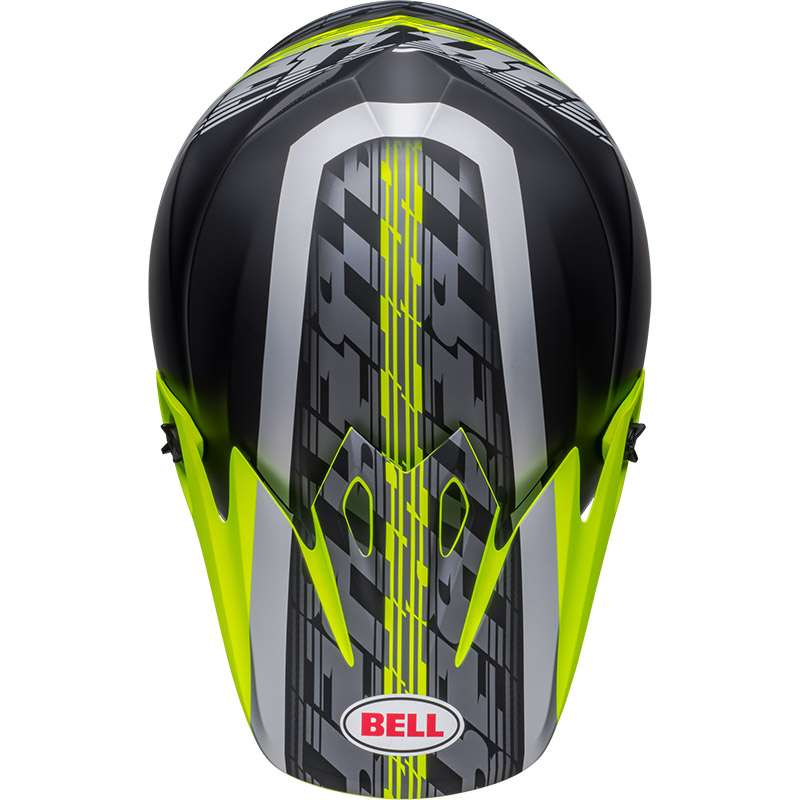 Bell Mx 9 Mips Offset Helmet Black Matt Yellow