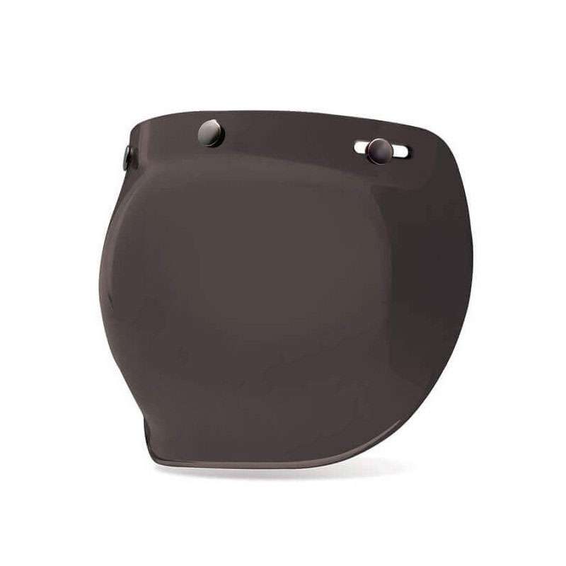 Bell Visor Custom 500 3-snap Bubble Dark Smoke