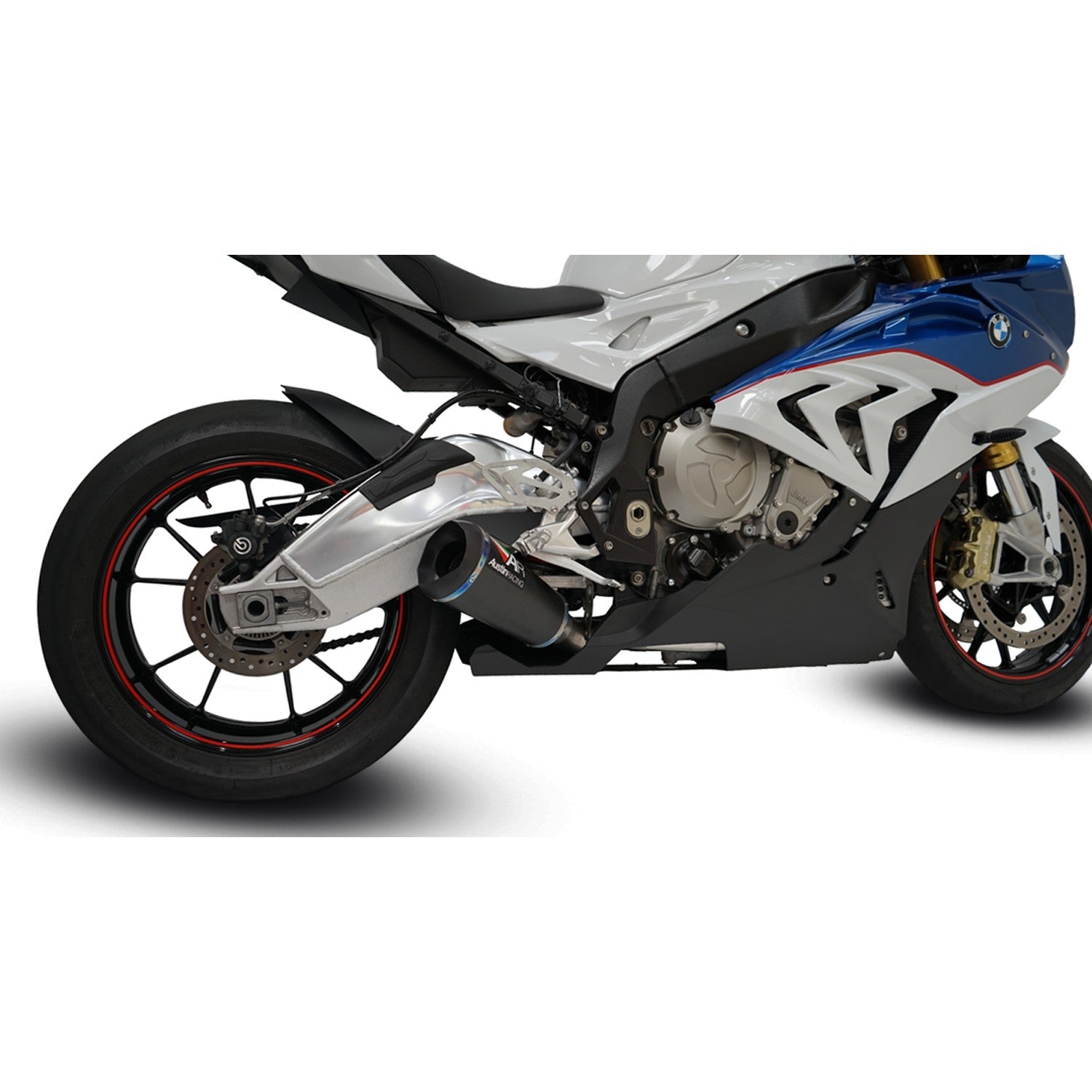 Austin Racing GP3 ARCS De-Cat Slip-On Exhaust for BMW S1000RR