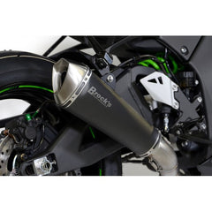 Brocks Predator Slip-On (3/4 System) w/ Electro-Black Stainless Muffler for Kawasaki ZX-10R