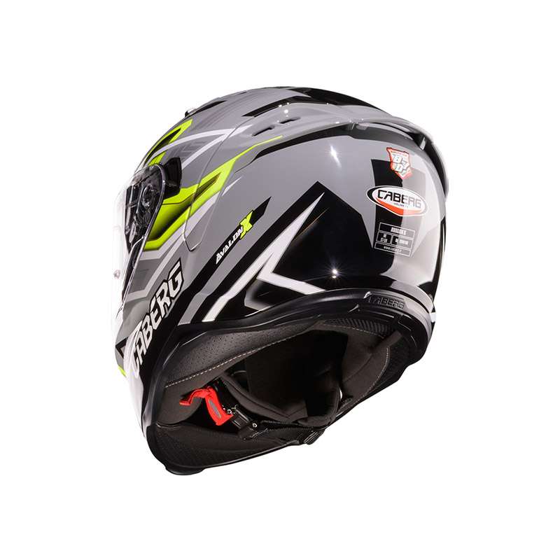 Caberg Avalon X Brama Helmet Grey Yellow