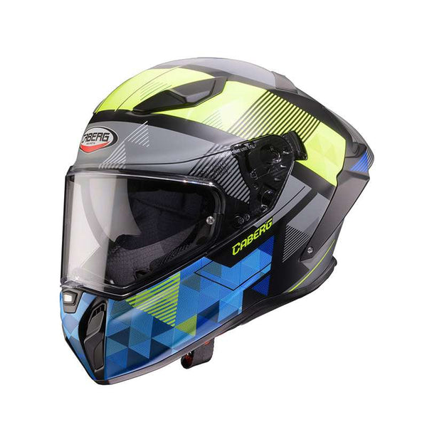 Caberg Drift Evo 2 Prism Helmet Yellow Blue Matt