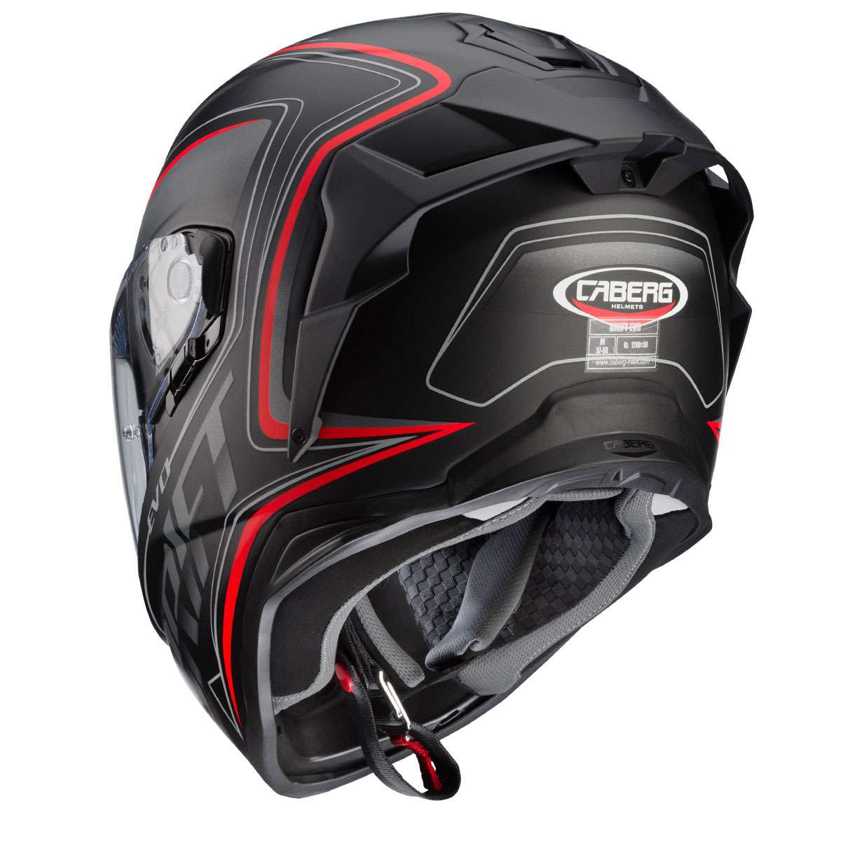 Caberg Drift Evo Integra Black Fluo Red