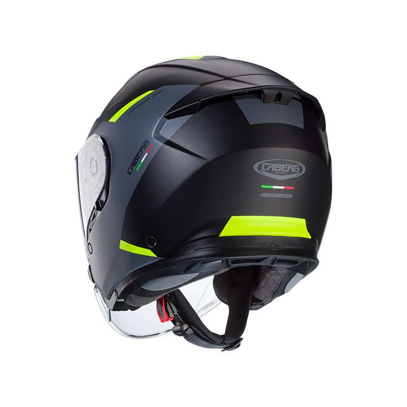 Caberg Flyon 2 Boss Helmet Grey Yellow