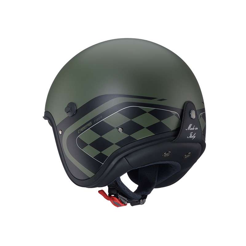 Caberg Jet Freeride X Daytona Helmet Green Matt