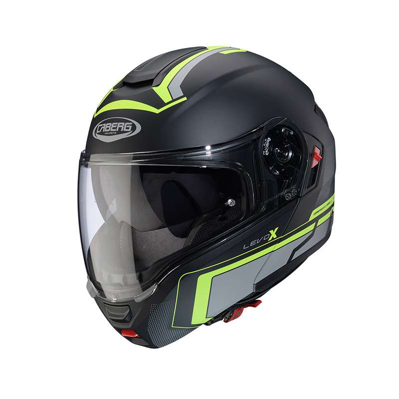 Caberg Levo X Elite Modular Helmet Yellow Fluo Matt