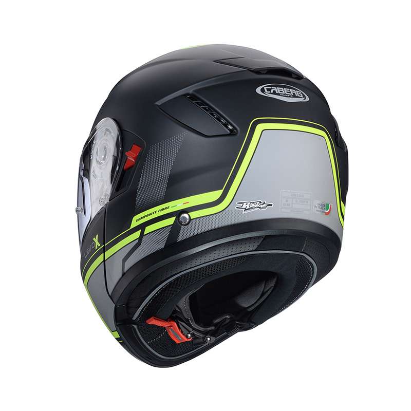 Caberg Levo X Elite Modular Helmet Yellow Fluo Matt