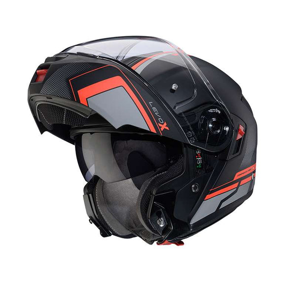 Caberg Levo X Elite Modular Helmet Red Fluo Matt