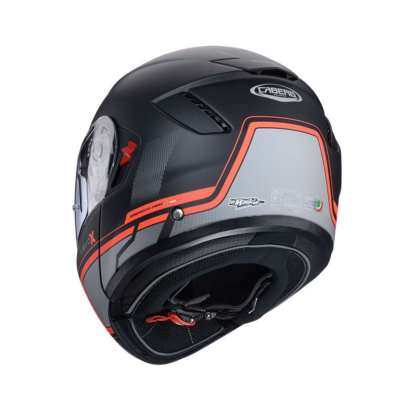 Caberg Levo X Elite Modular Helmet Red Fluo Matt