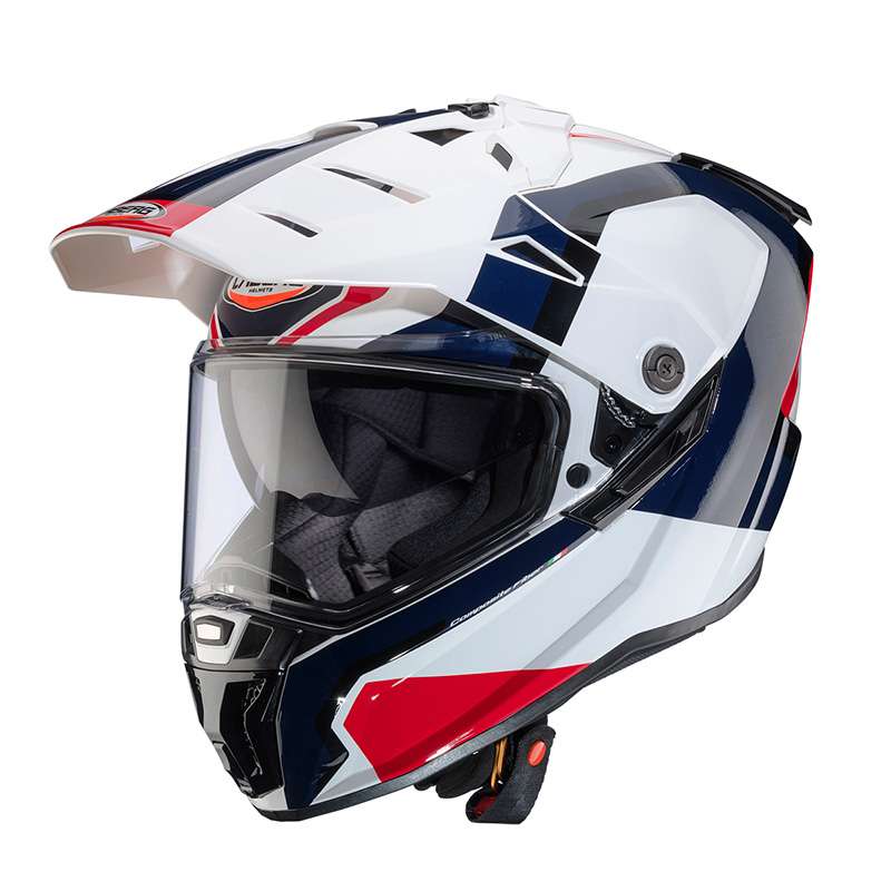 Caberg Tanami Scram Helmet White Red Blue