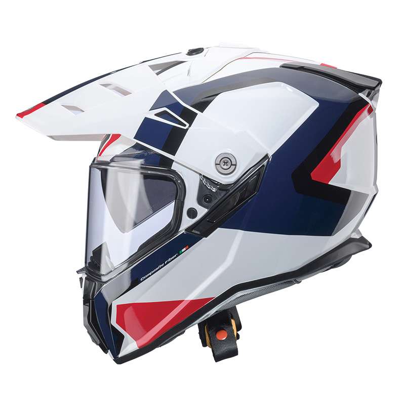 Caberg Tanami Scram Helmet White Red Blue