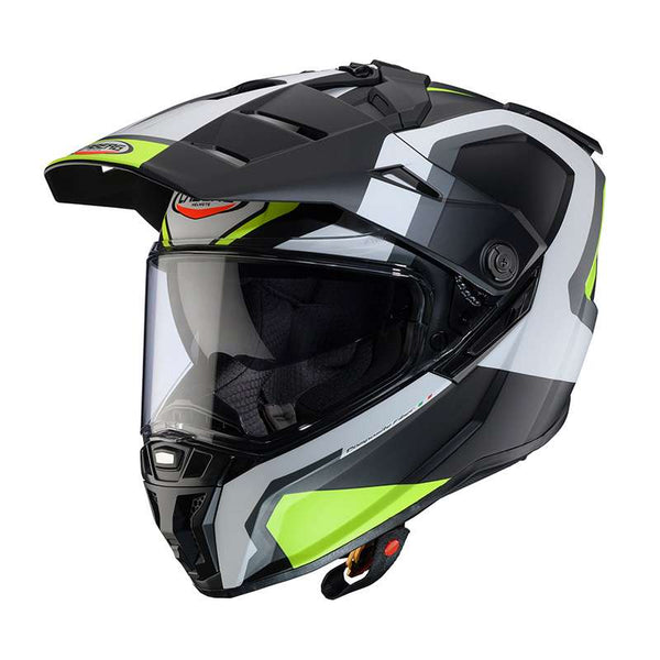 Caberg Tanami Scram Helmet Grey Yellow Matt