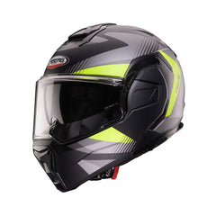 Caberg Trip Lunar Modular Helmet Grey Yellow Matt