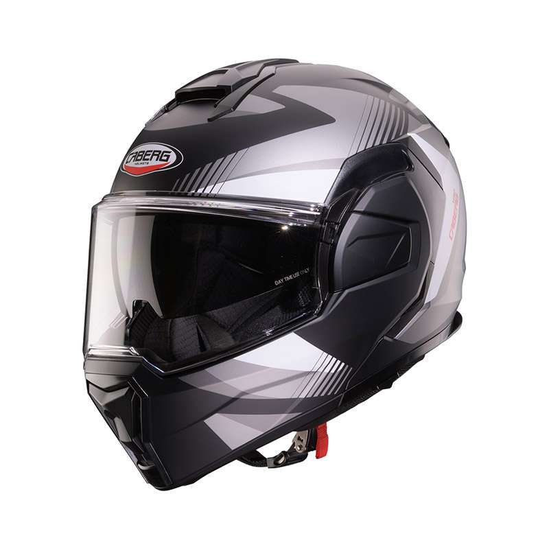 Caberg Trip Lunar Modular Helmet Grey White Matt